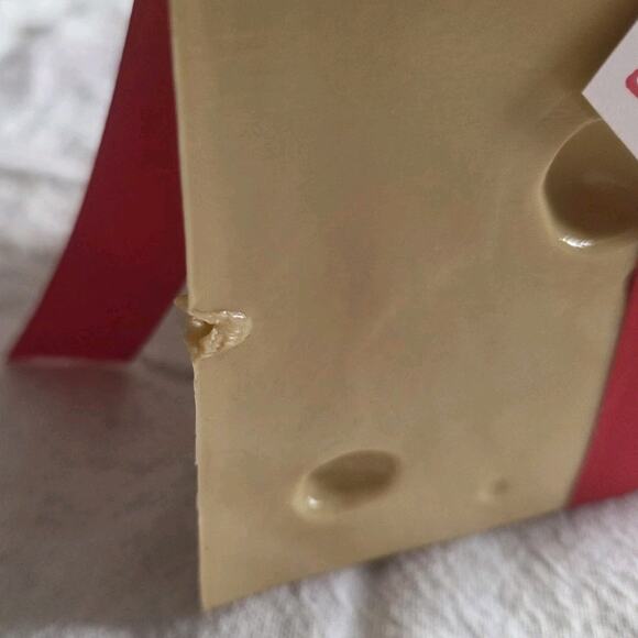 Vtg Annalee Christmas Mouse On Cheese Wedge 1993 Original Tag 7" Gift #7756 SEE - Picture 10 of 10